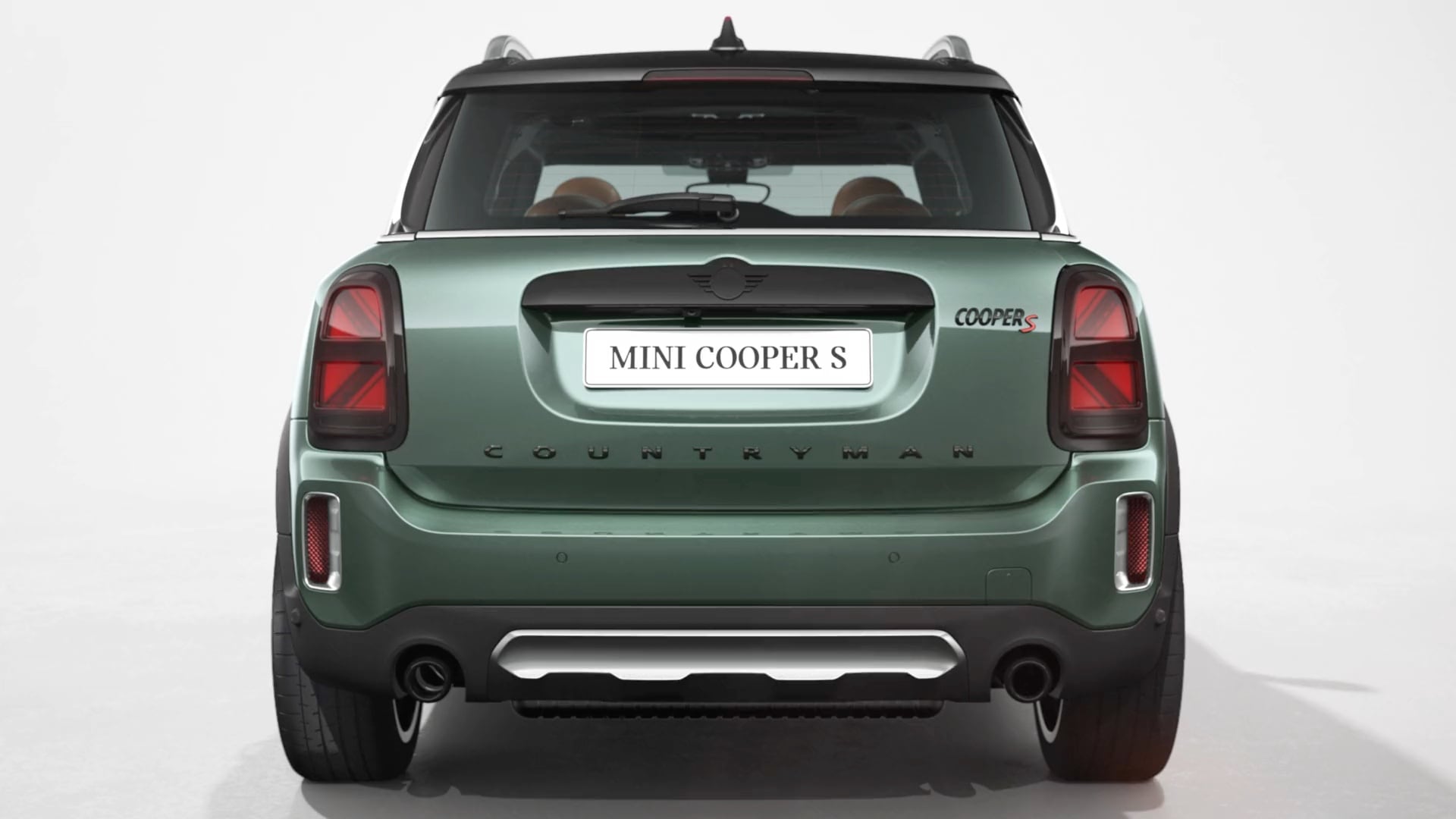 MINI Cooper Countryman   – elölnézet – zöld és fekete