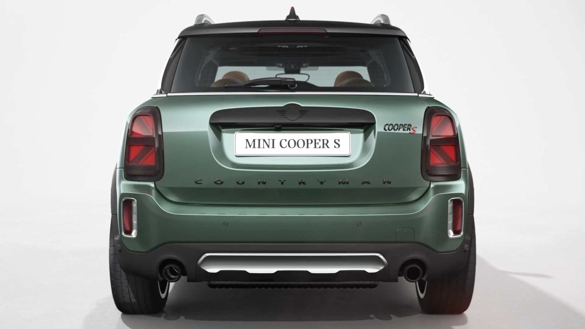 MINI Cooper Countryman – elölnézet – zöld és fekete