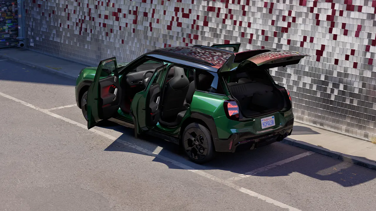 Elektromos MINI Aceman - Nyitott ajtók
