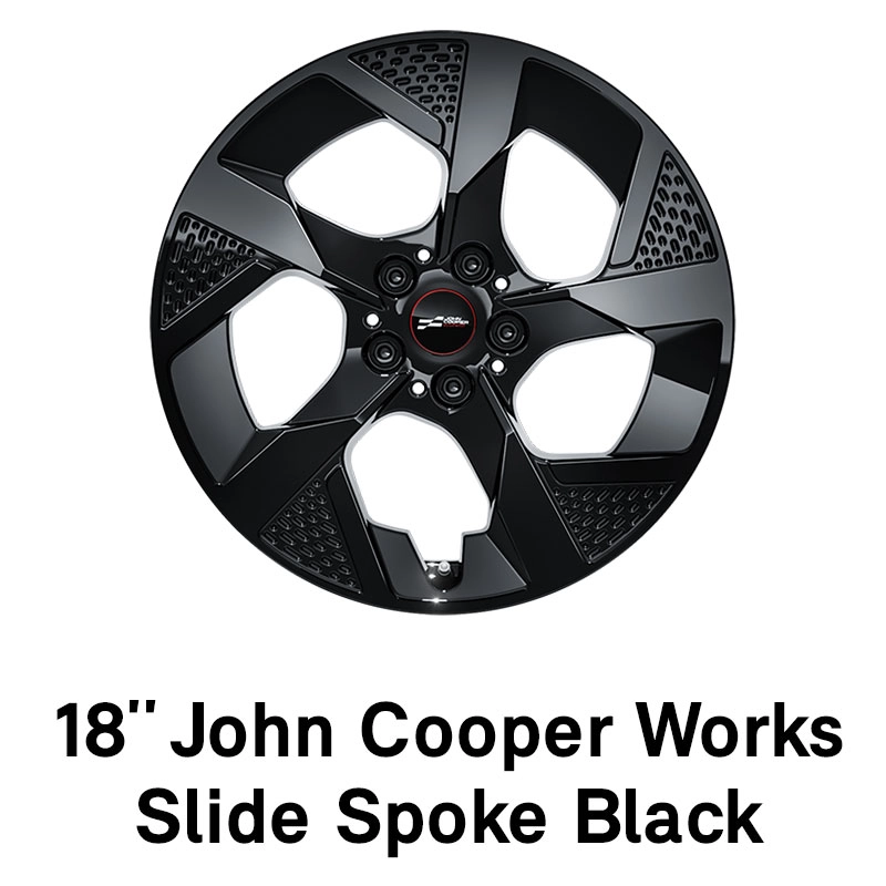 MINI - felszereltség - 18 colos JCW slide spoke, fekete