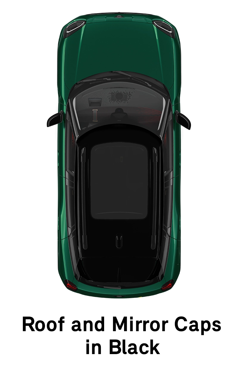  MINI - felszereltség - jcw style, fekete tető