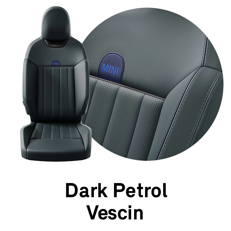MINI - felszereltség - dark petrol vescin