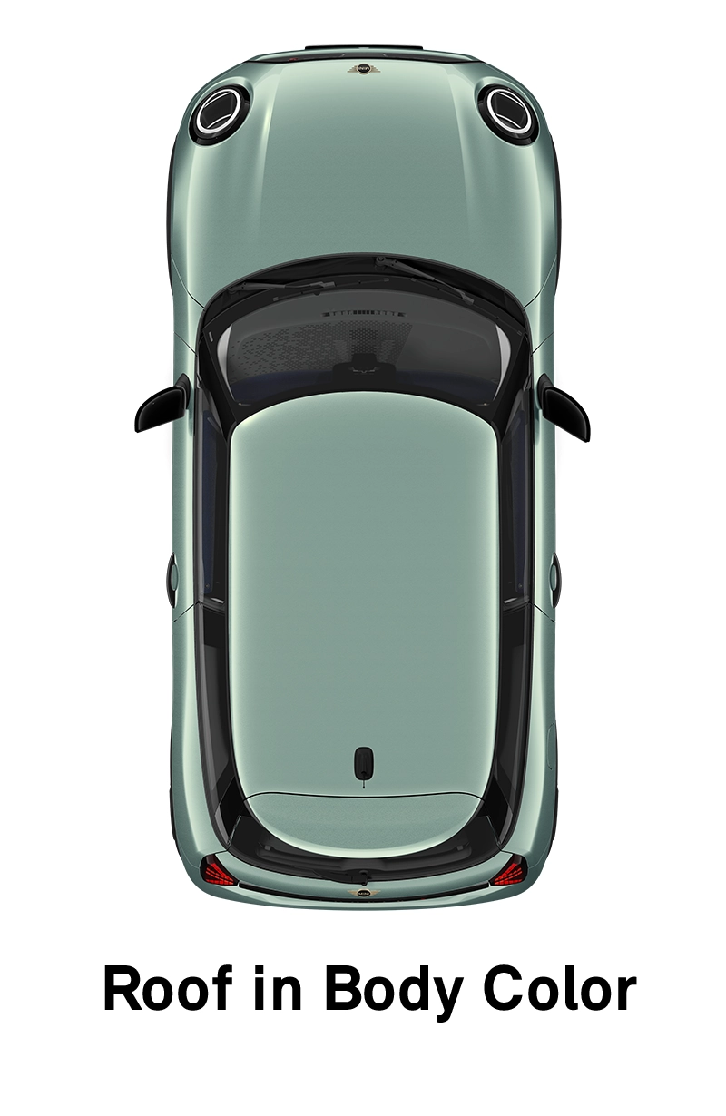  MINI - felszereltség - classic trim, a jármű kiviteli színére fényezett tető