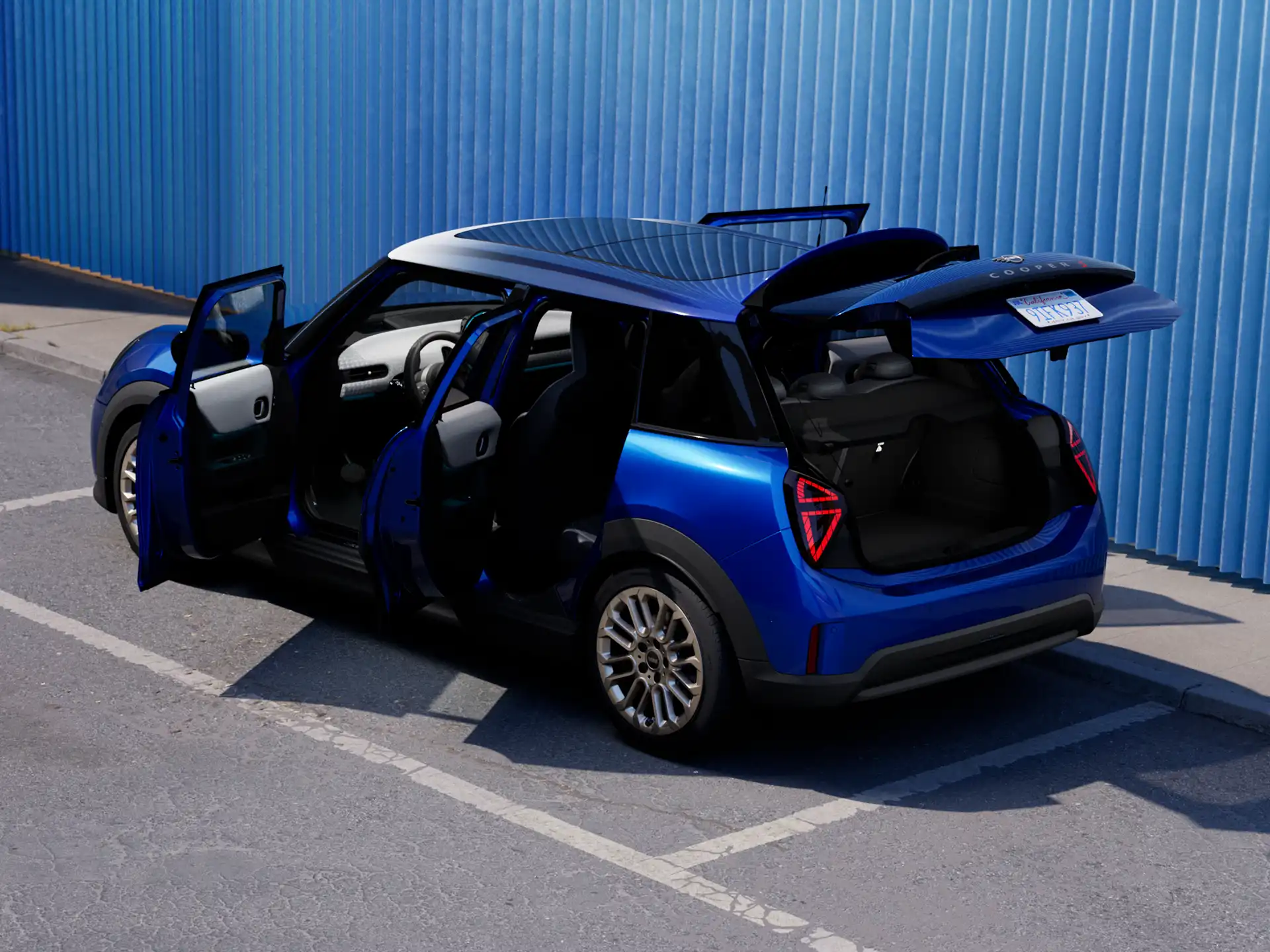 5 ajtós MINI Cooper - Külső, komfort