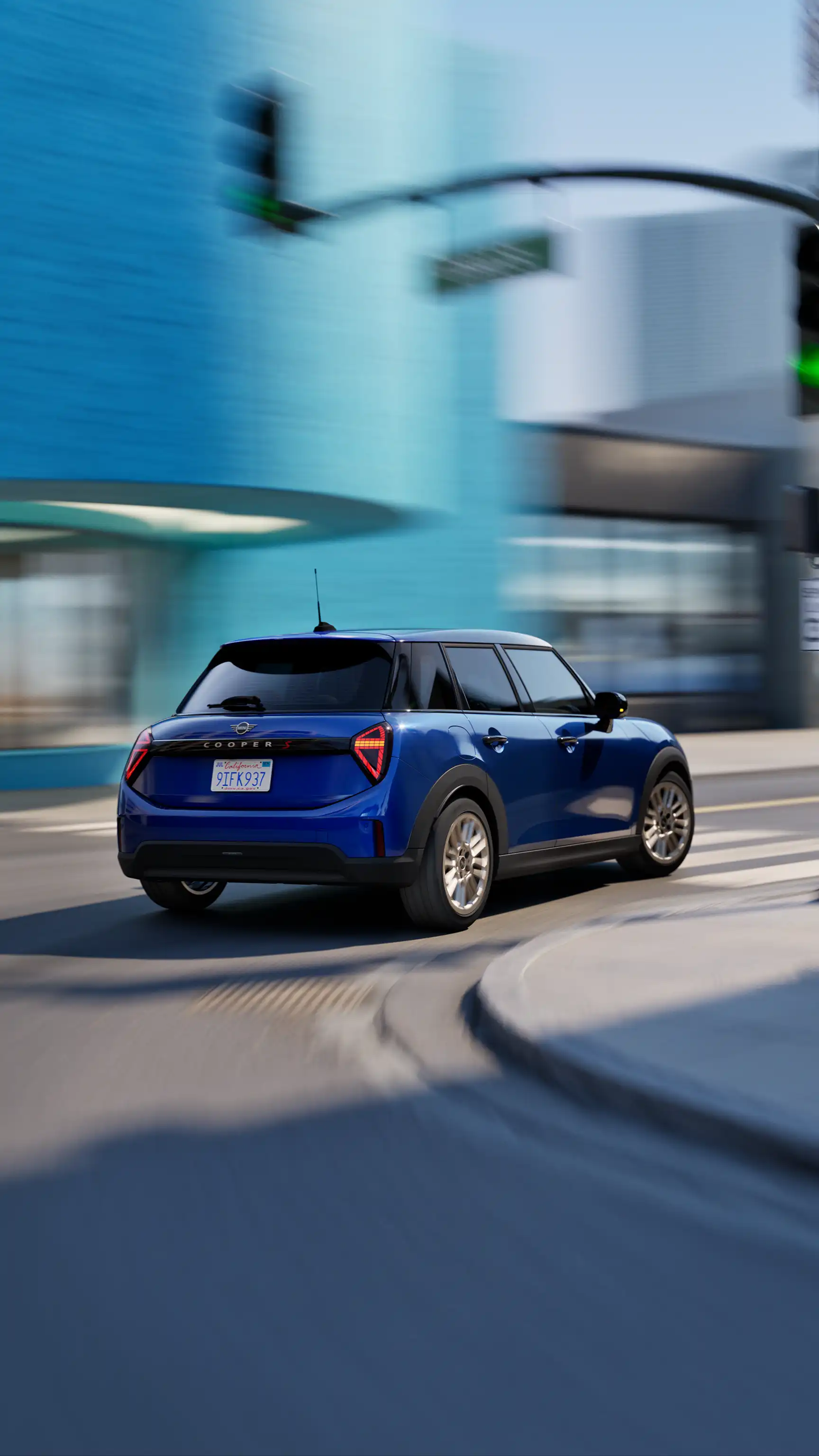 5 ajtós MINI Cooper - Hátsó rész