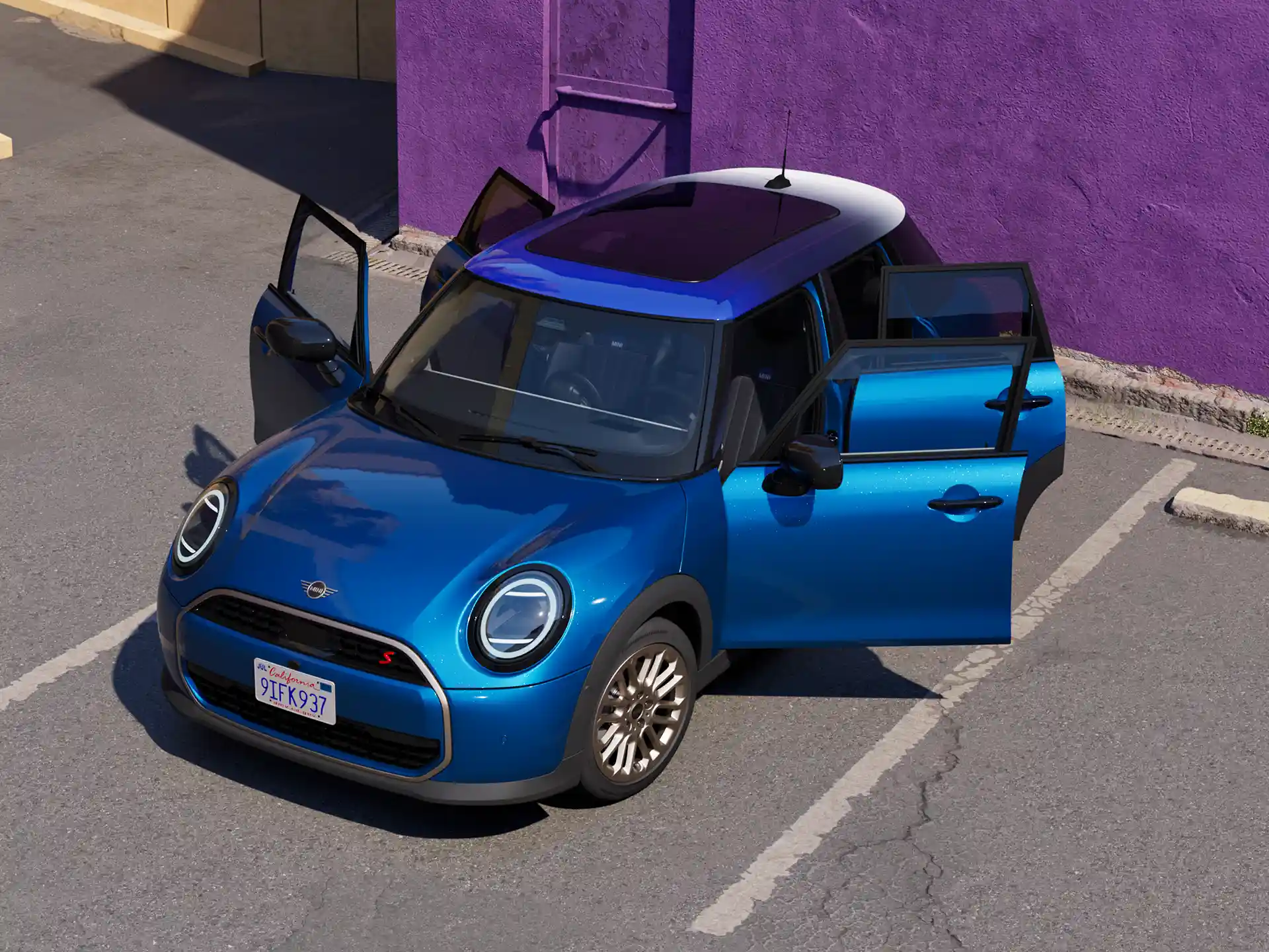 5 ajtós MINI Cooper - Nyitott ajtók