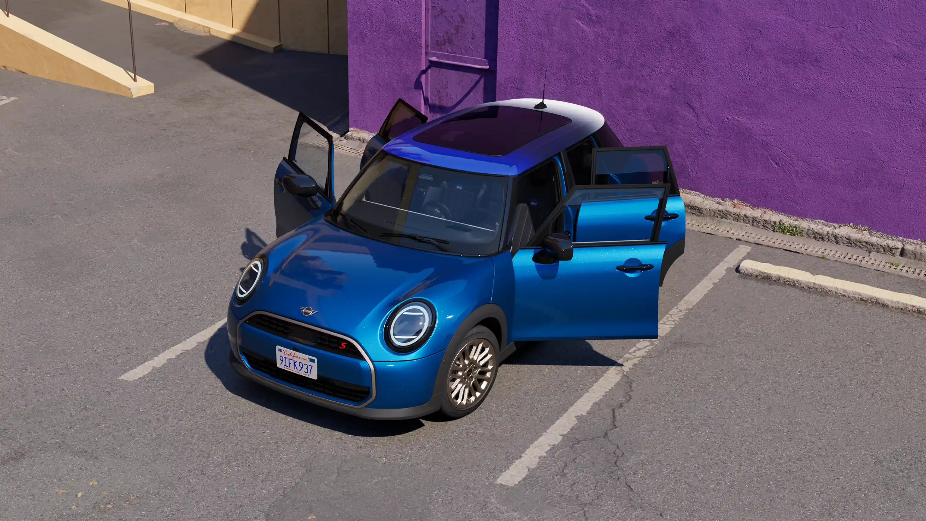 5 ajtós MINI Cooper - Nyitott ajtók
