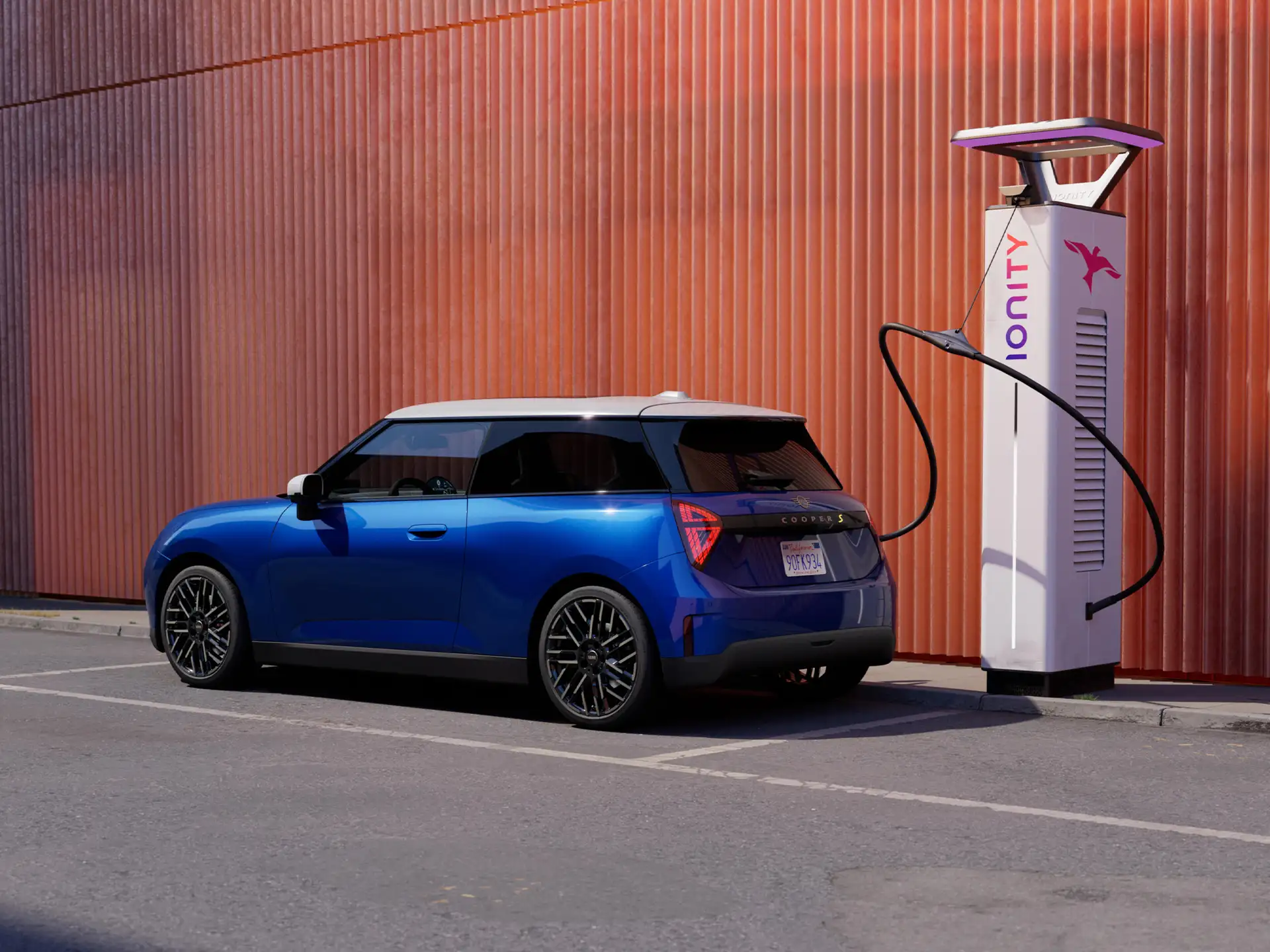 Elektromos MINI Cooper - Nyilvános töltés