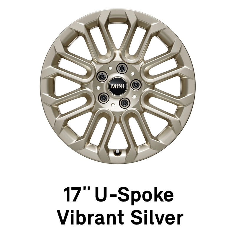 MINI - felszereltség - 17 colos U-Spoke, Vibrant Silver