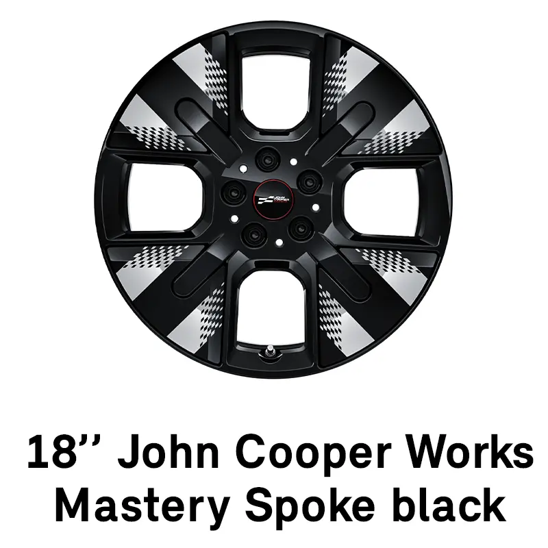 MINI - felszereltség - 18 colos JCW Mastery Spoke, fekete