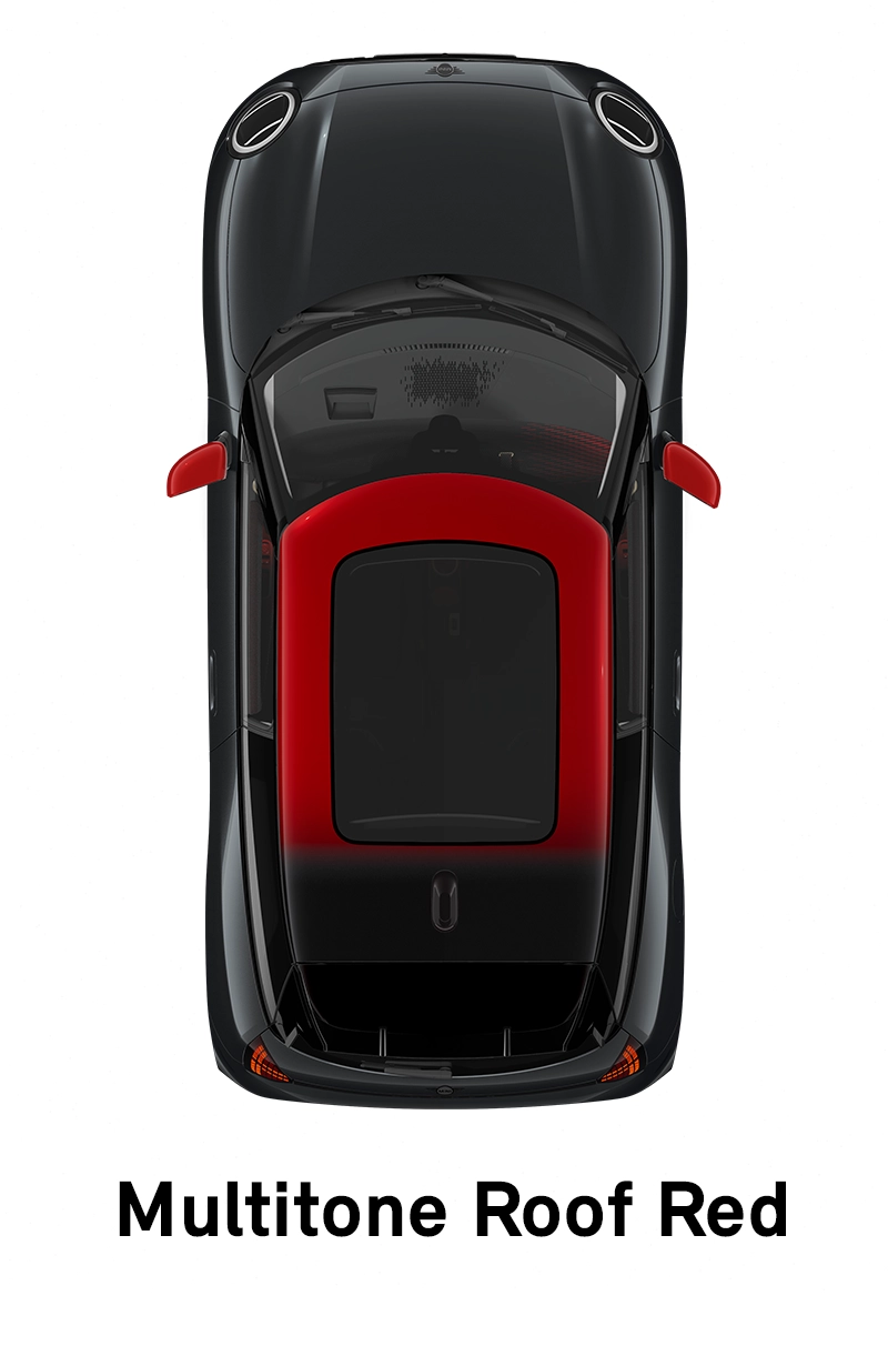  MINI - felszereltség - jcw style, többtónusú vörös tető