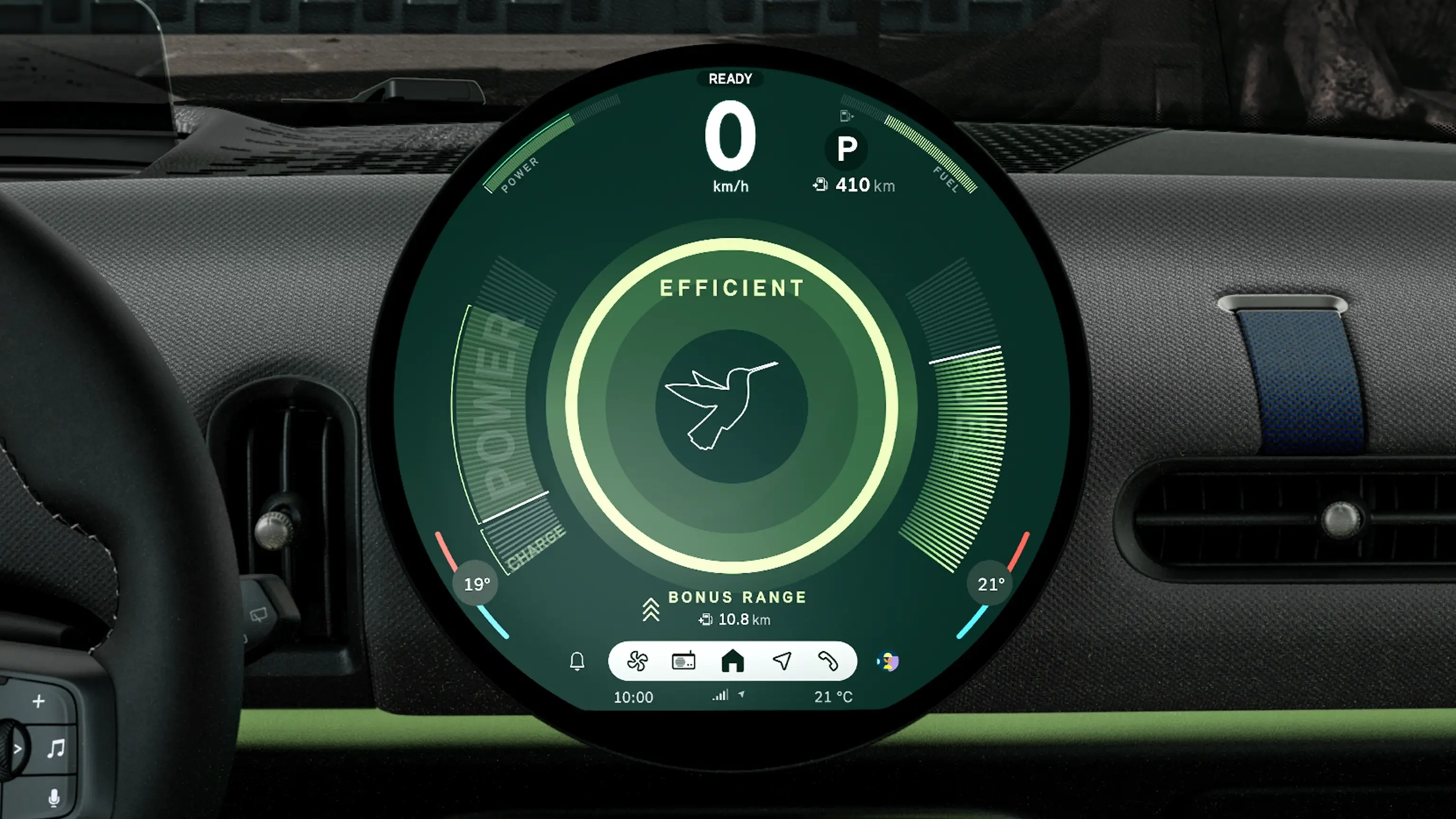MINI Cooper Cabrio – vezetési élmény – galéria mód – green mód