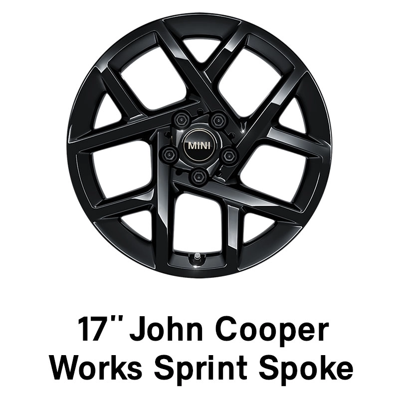 MINI - felszereltség - 17 colos JCW Sprint spoke, fekete