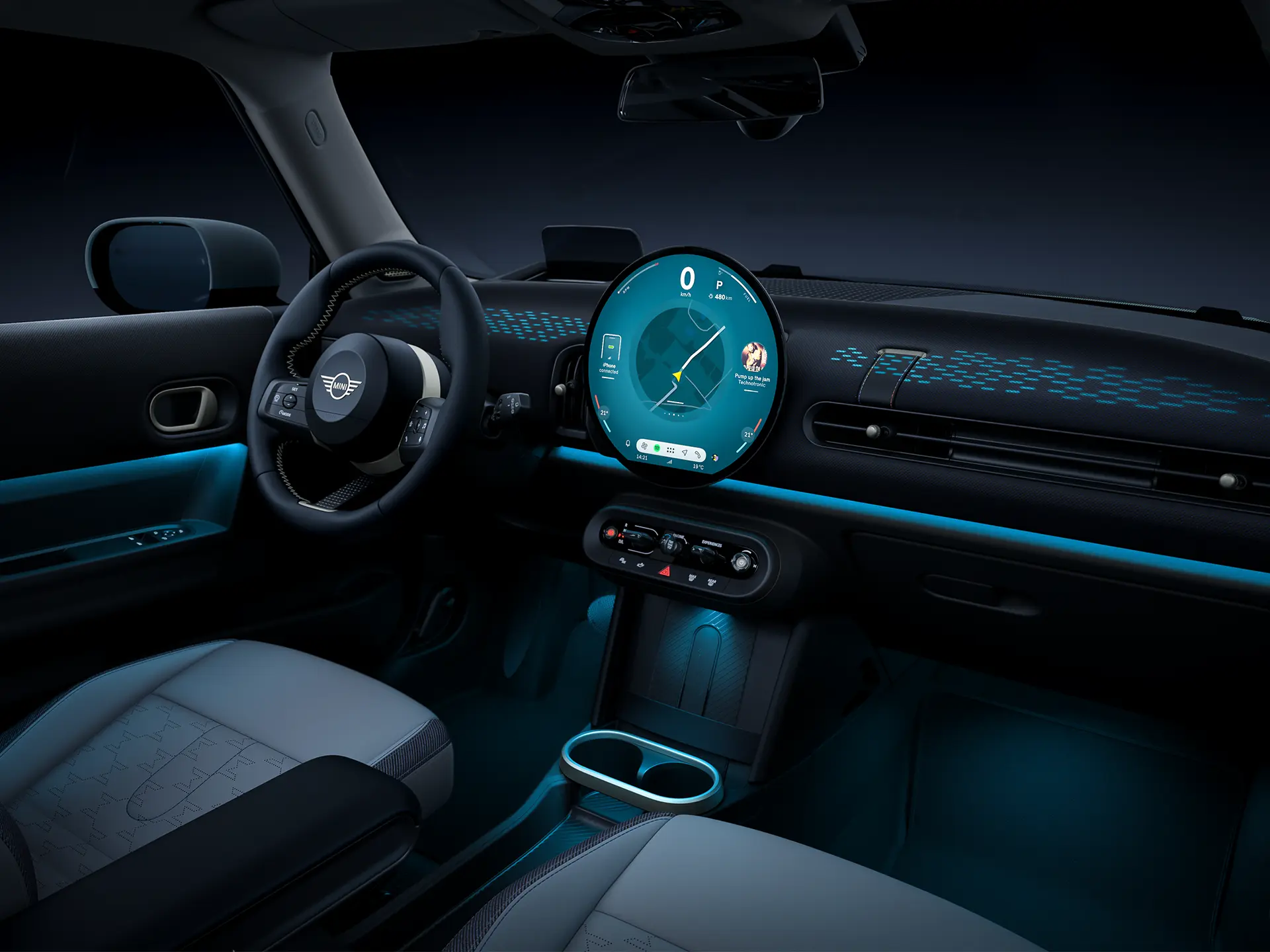 MINI Cooper Cabrio – A belső tér főbb jellemzői