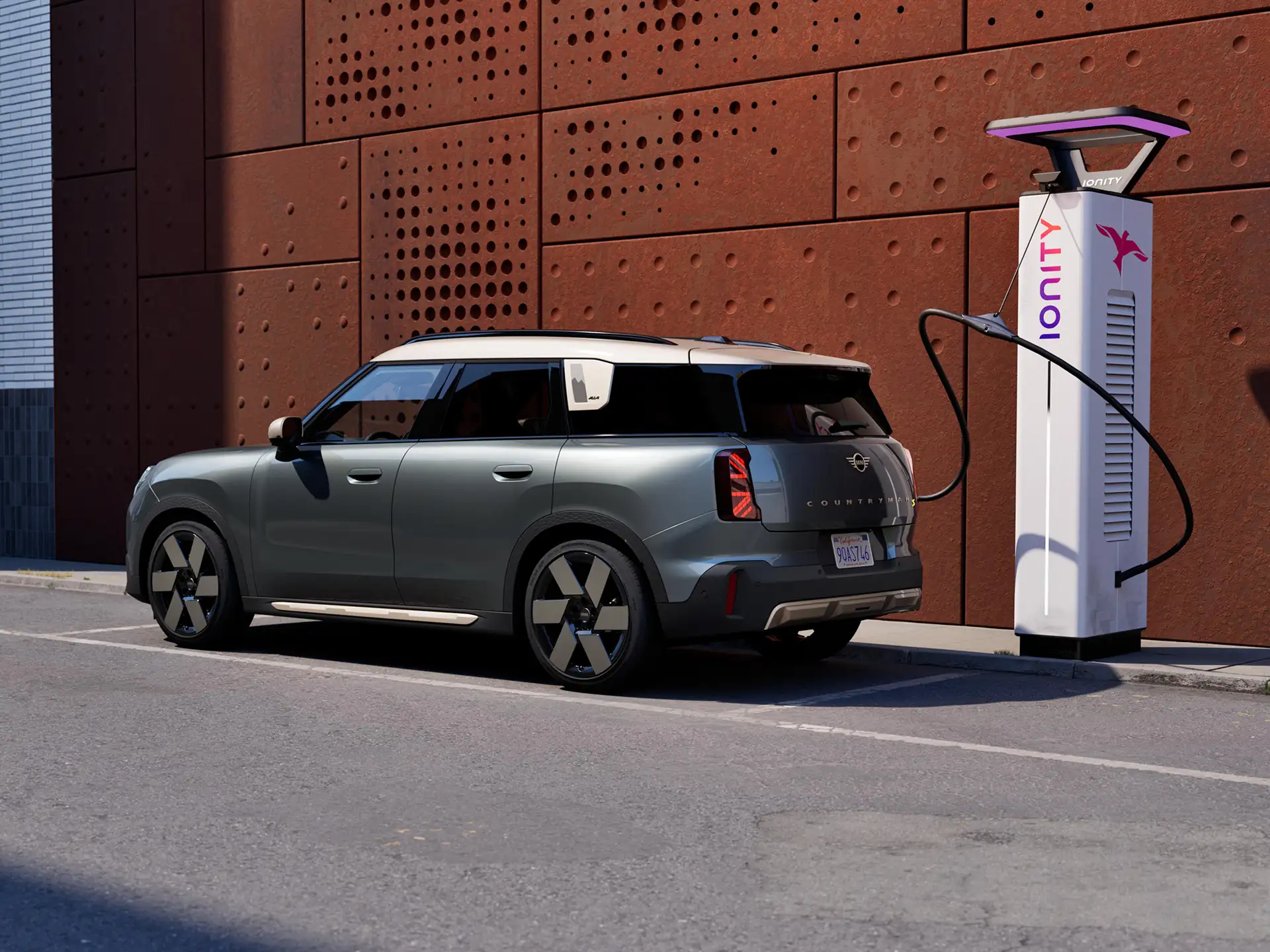 Elektromos MINI Countryman - Nyilvános töltés