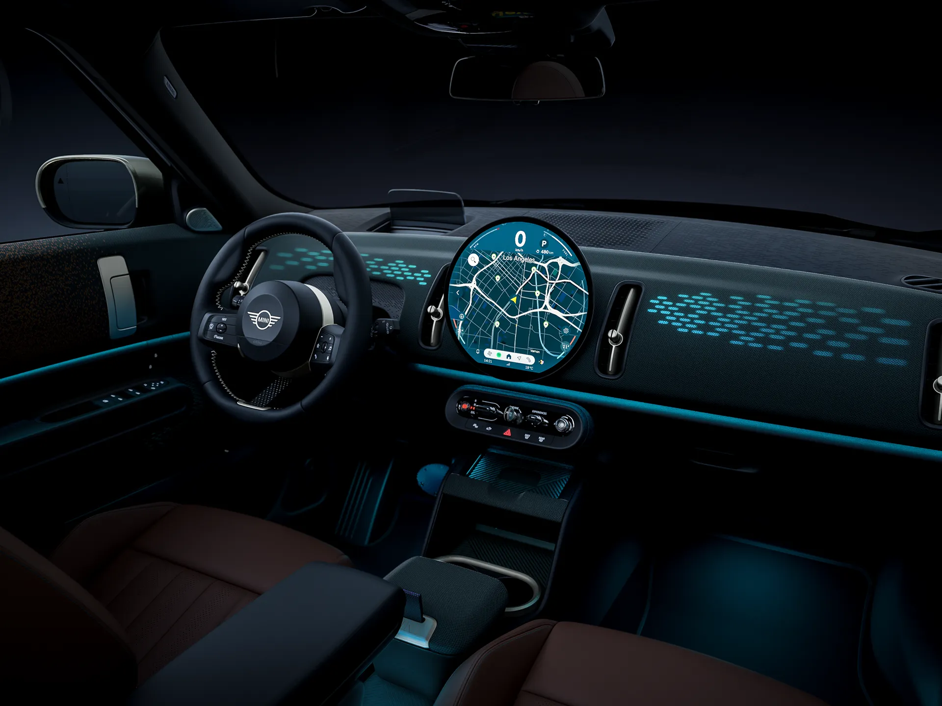 Elektromos MINI Countryman - Belső téri élmény