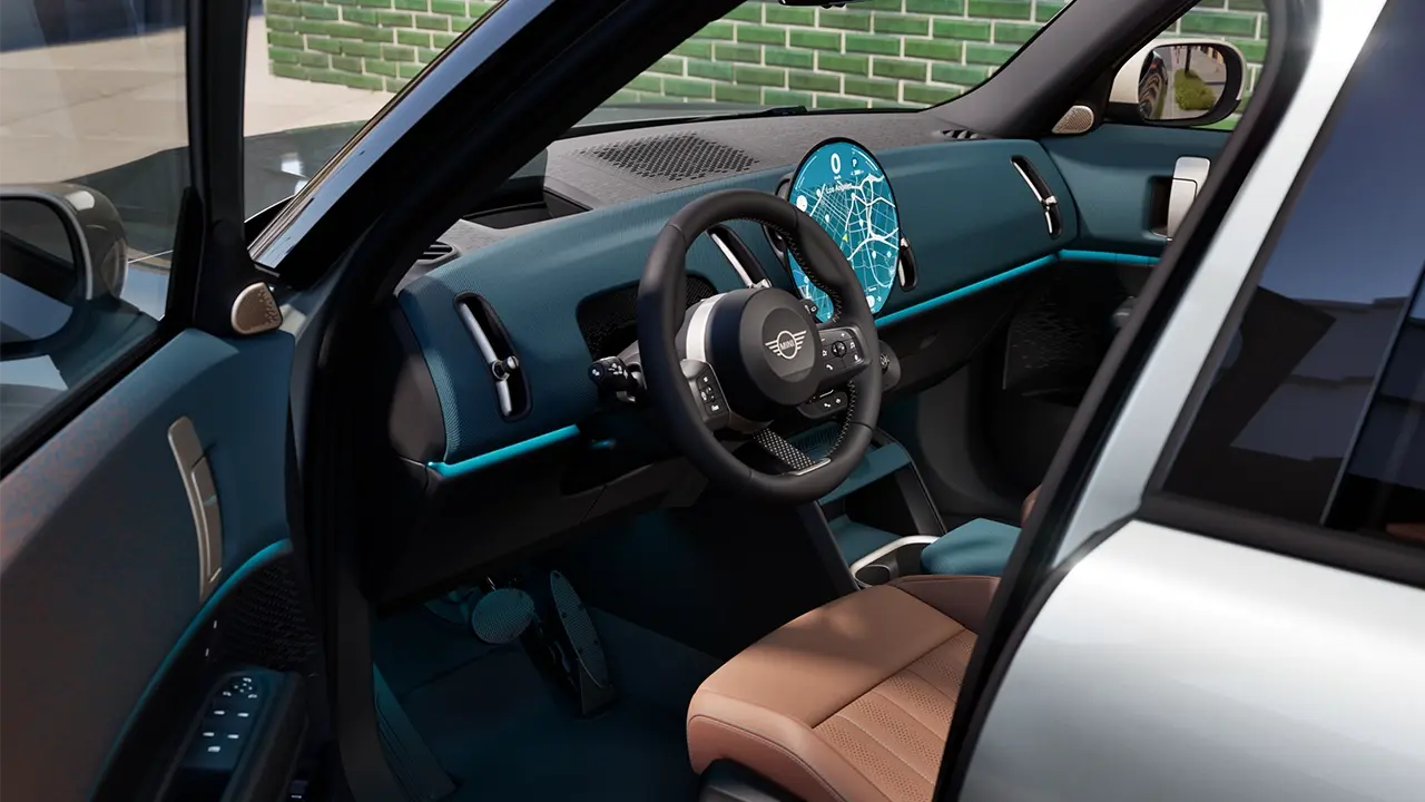 MINI Countryman - belső tér - a műszerfal vezetőoldali része