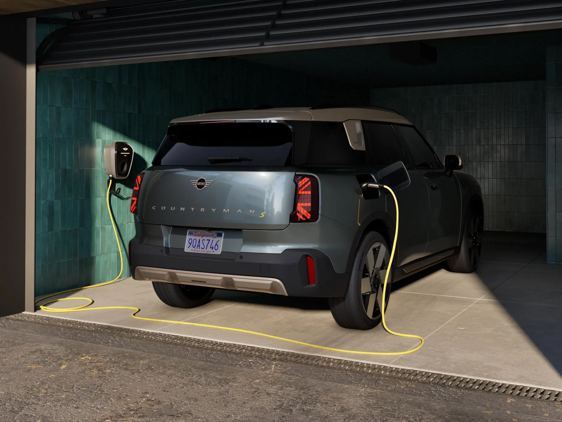Tisztán elektromos MINI Countryman - hátulnézet