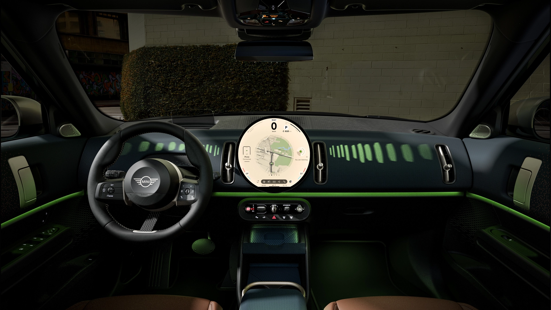 MINI Countryman - műszerfal - trail mód