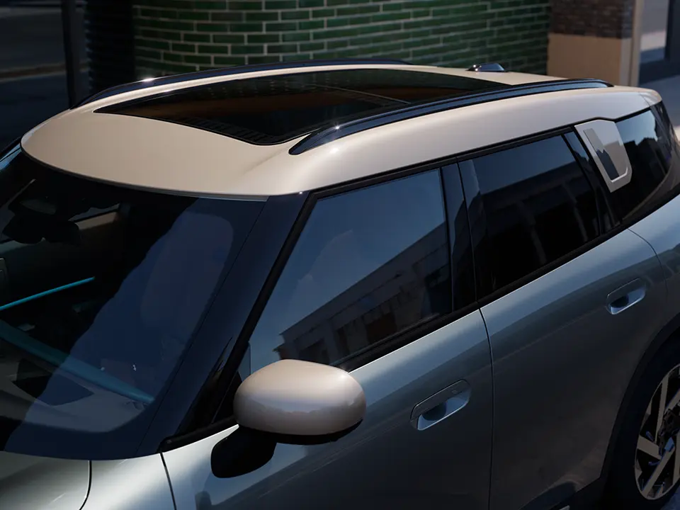 MINI Countryman - külső - tető a panoráma üvegtetővel