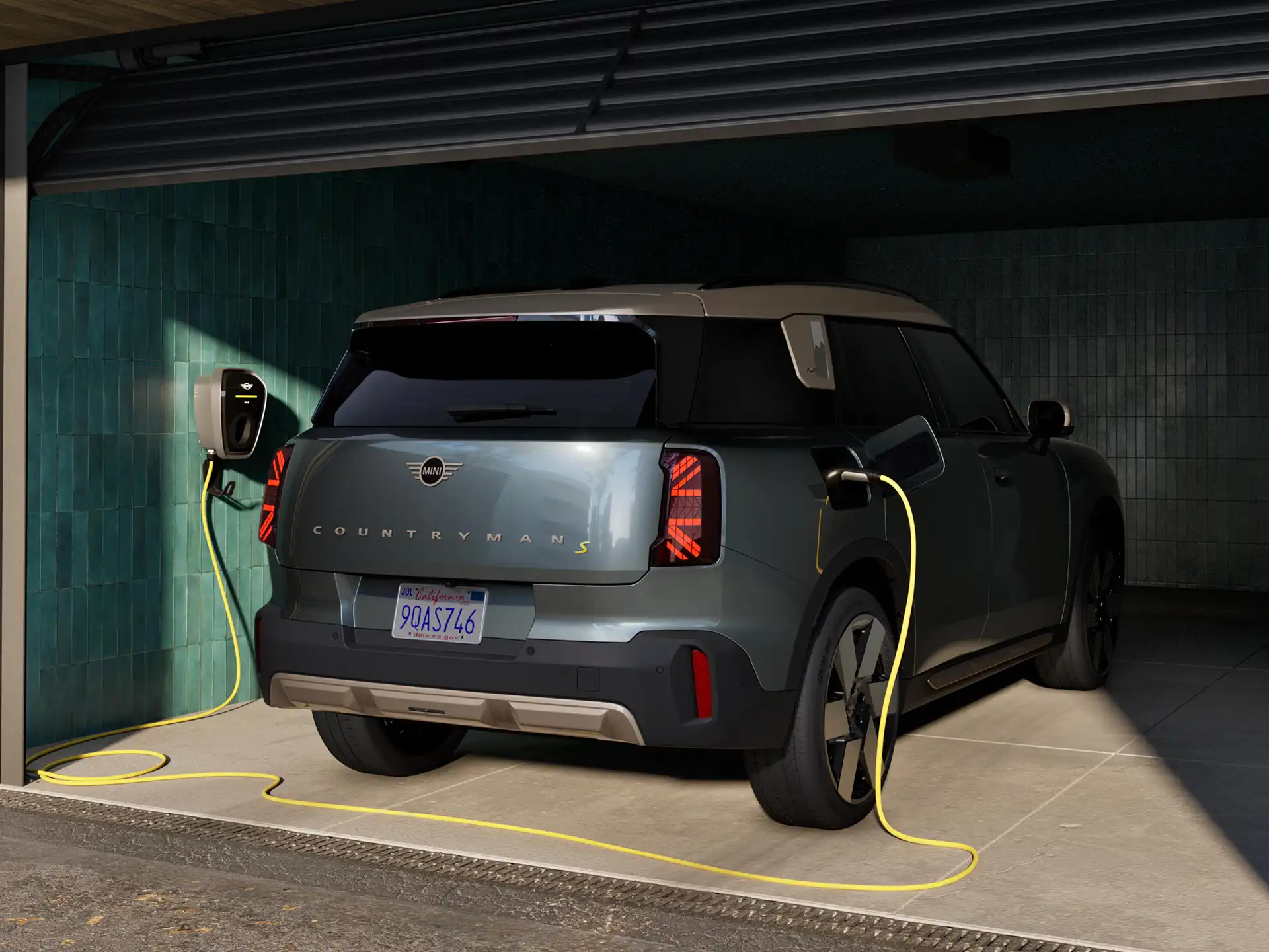 Tisztán elektromos MINI Countryman - Garázs