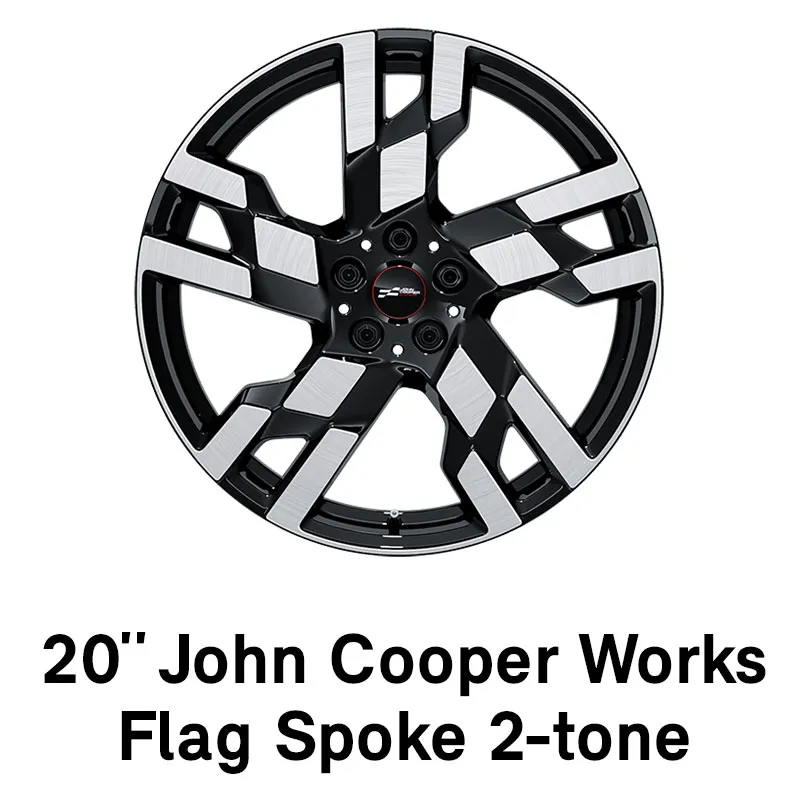 MINI - felszereltség - 20 colos JCW flag spoke, 2 tónusú