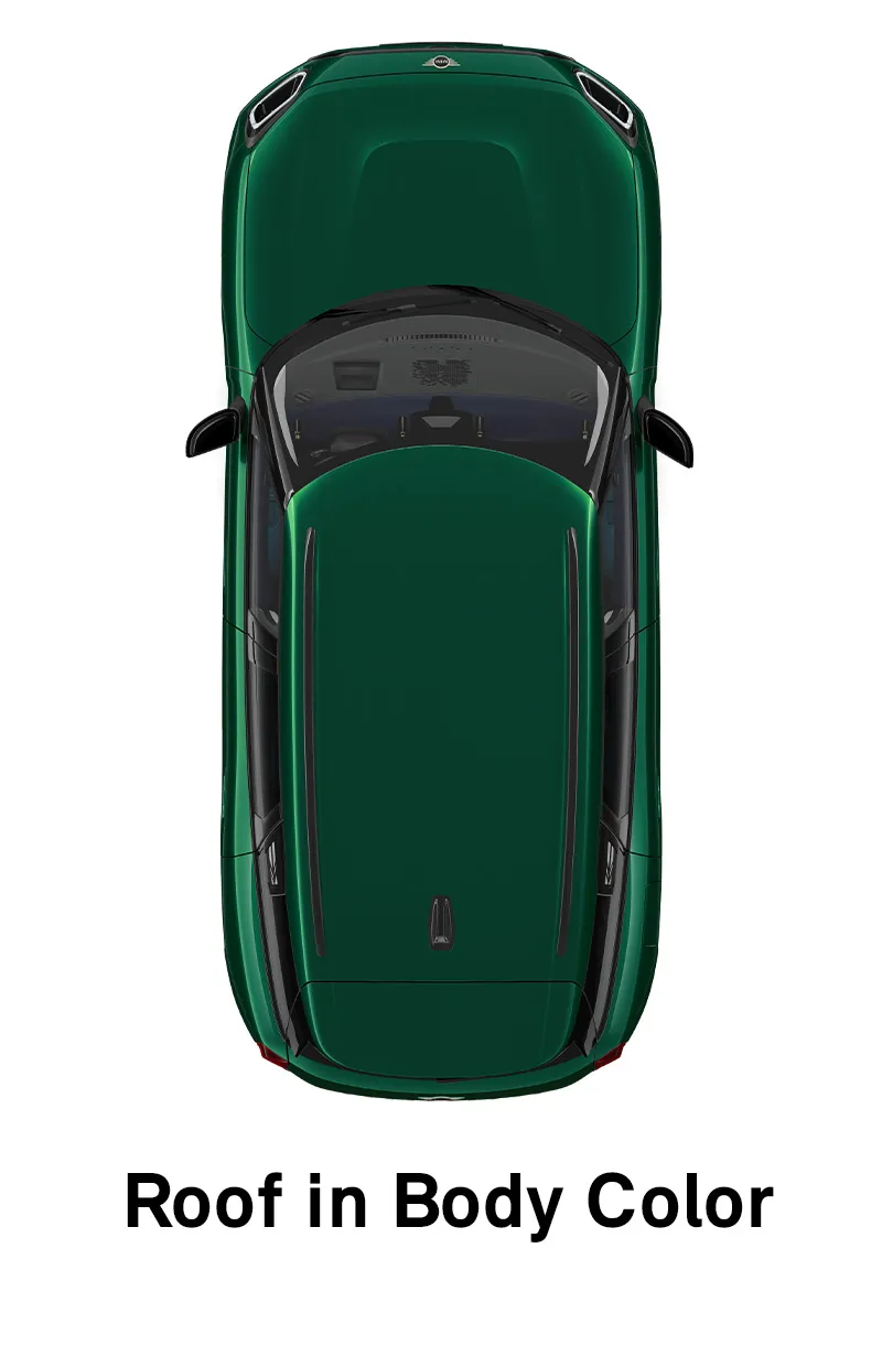 MINI - felszereltség - classic style, a jármű kiviteli színére fényezett tető