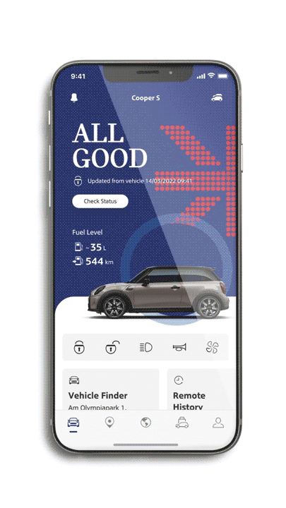 mini connected - mini app - app témák