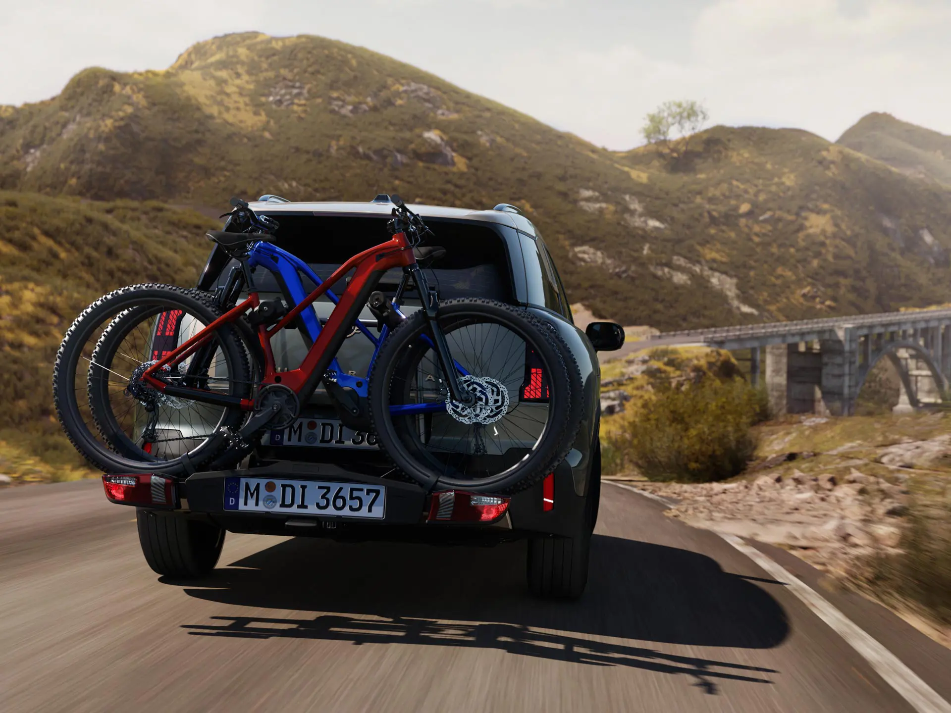 MINI Pro 3.0 hátsó kerékpártartó 2 kerékpár számára