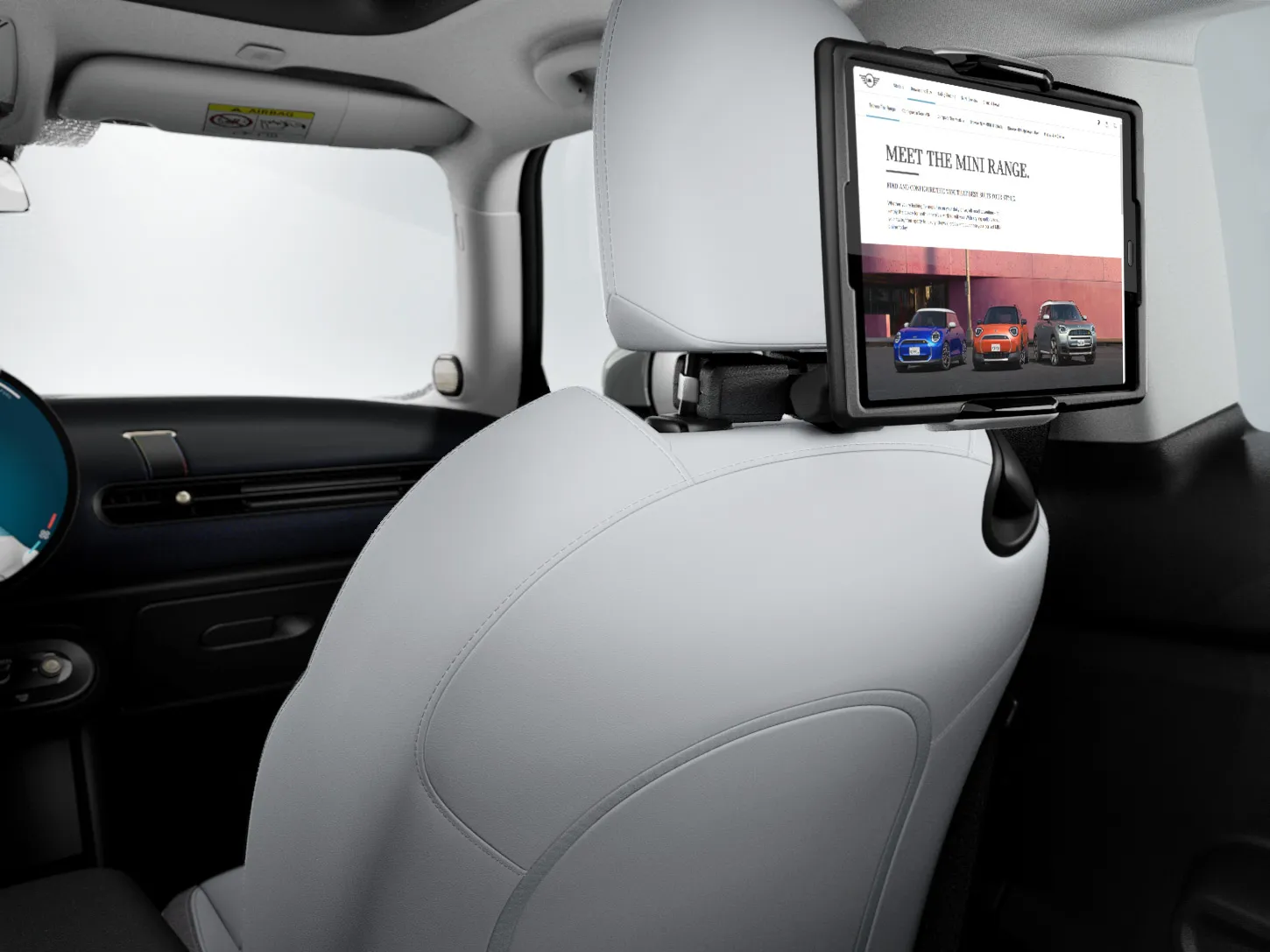 MINI Tablettartó PRO a Travel & Comfort rendszerhez