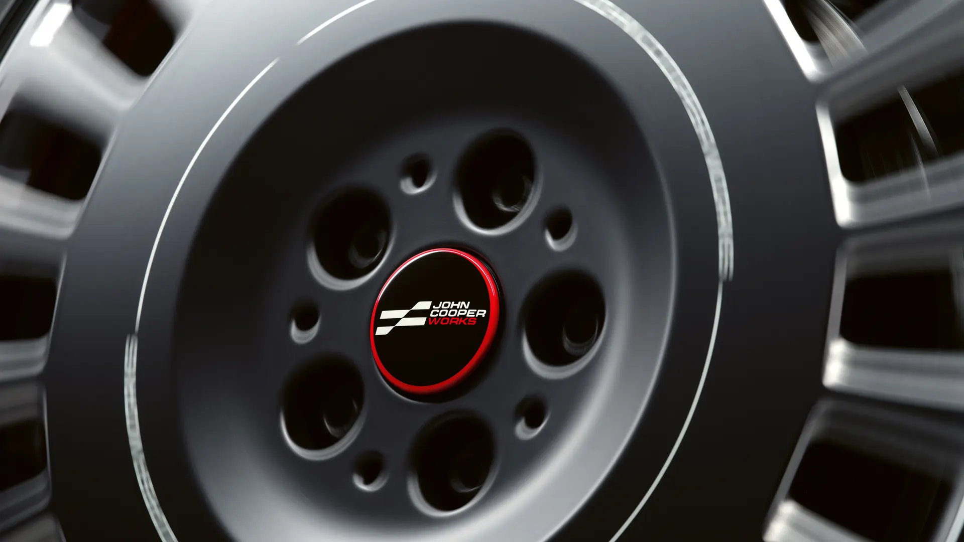 JCW tartozékok - MINI JCW „lebegő” kerékagy-porvédő sapka