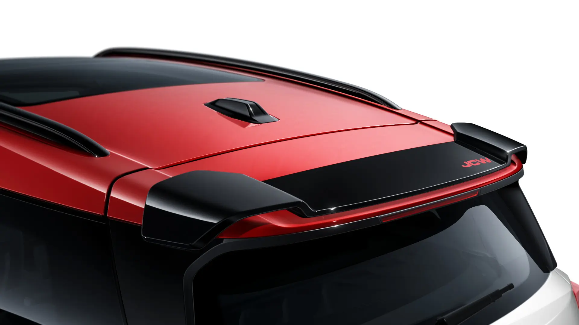 JCW tartozékok - JCW tetőlégterelő magasfényű fekete kivitelben