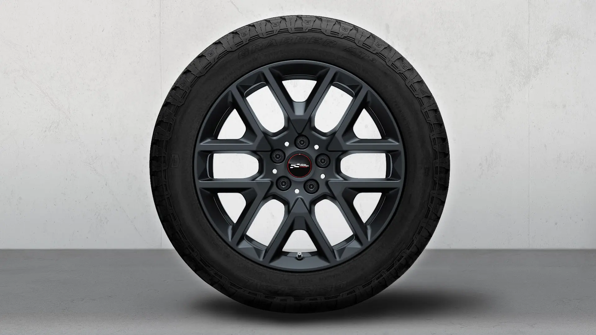 18" JCW Y-küllős 945 öntött könnyűfém keréktárcsa Frozen Midnight Grey színben. 