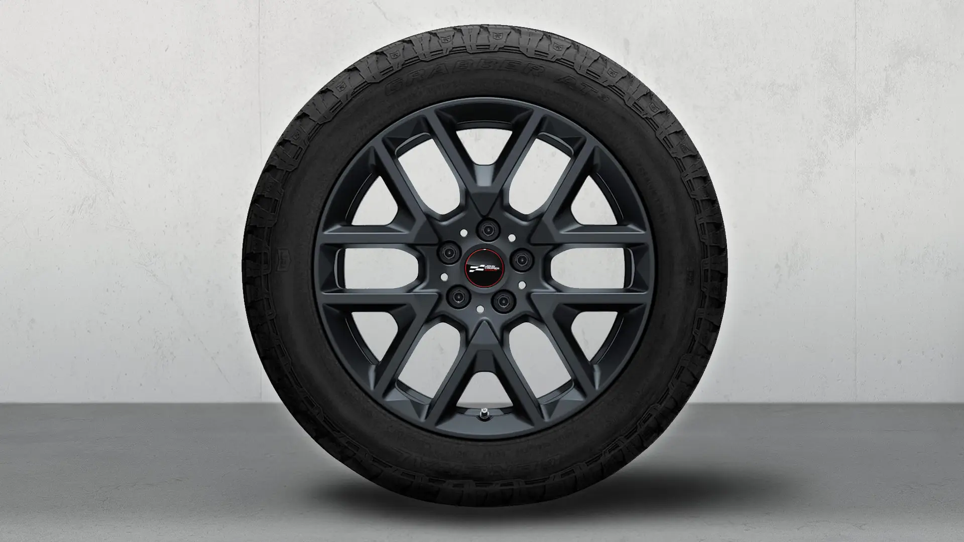 18" JCW Y-küllős 945 öntött könnyűfém keréktárcsa Frozen Midnight Grey színben. 