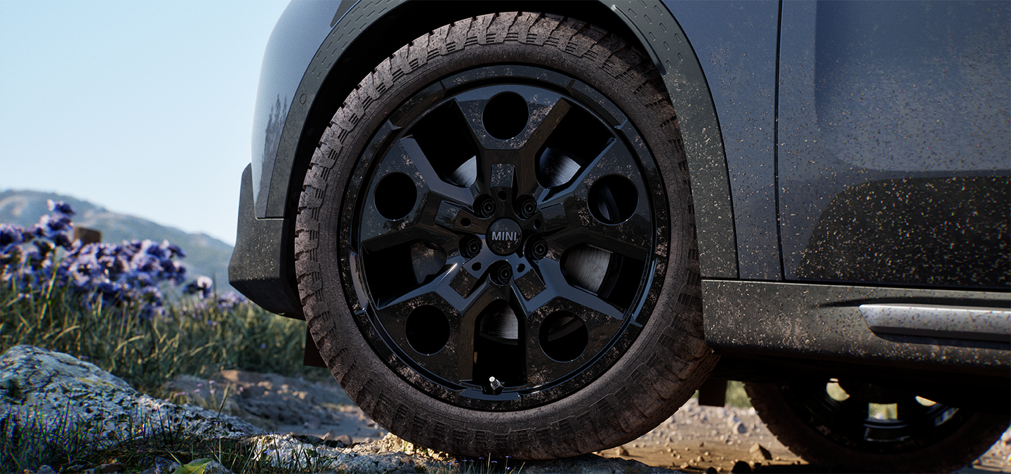 A MINI Countryman Untamed Edition kerekek.