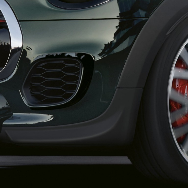 MINI John Cooper Works – fekete lökhárító készlet – sport dekorcsíkok