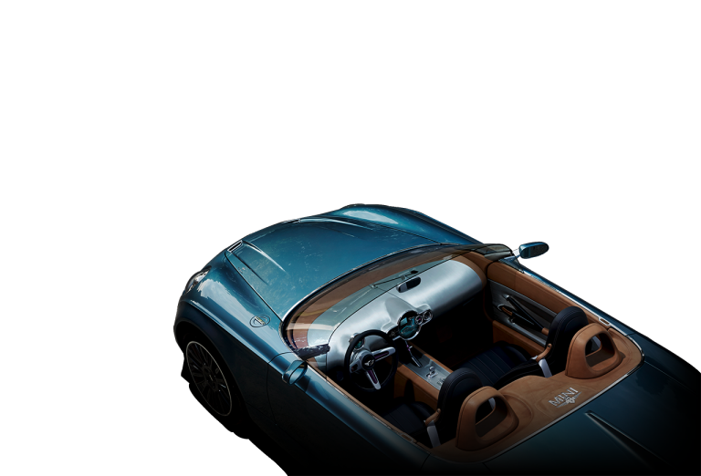 MINI Superleggera Vision felső-átlós profil