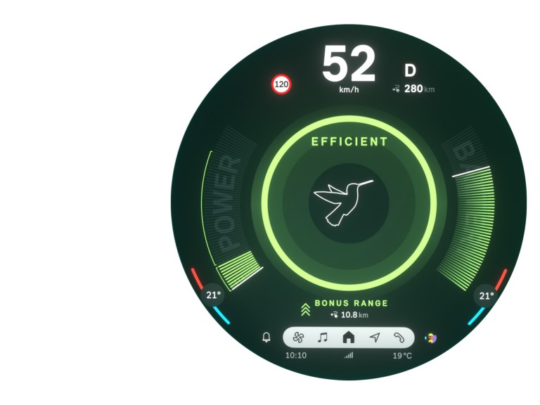 Tisztán elektromos MINI - Driving Experience - green mód