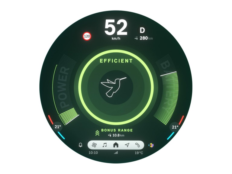 Tisztán elektromos MINI - Driving Experience - green mód