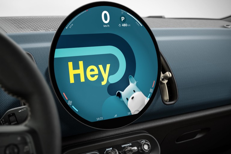 Tisztán elektromos MINI Countryman - mozaik - digitális élmény