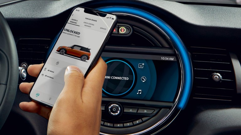 MINI Connected – navigáció – mobil app